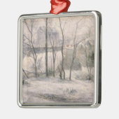 Winterlandschap, 1879 metalen ornament (Links)