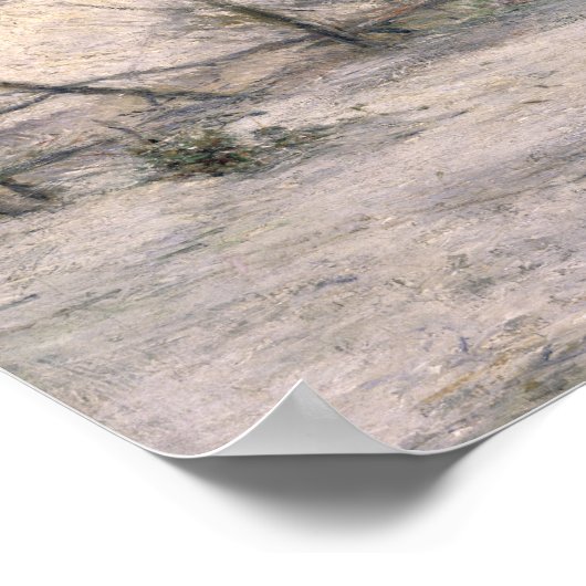 Winterlandschap, 1879 poster (Hoek)