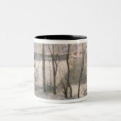 Winterlandschap, 1879 tweekleurige koffiemok (Center)
