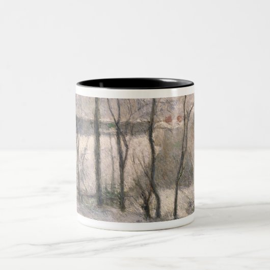 Winterlandschap, 1879 tweekleurige koffiemok (Center)