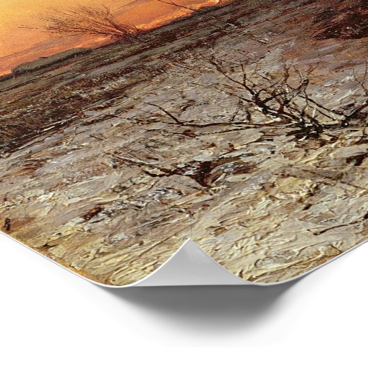 Winterlandschap 2 poster (Hoek)