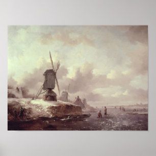 Winterlandschap 2 poster