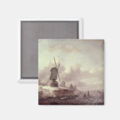 Winterlandschap 3 magneet (Voorkant / Achterkant)