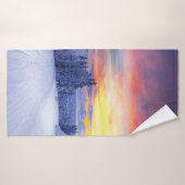 Winterlandschap Badhanddoek (Badhanddoek)