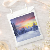 Winterlandschap Bedankzakje (Geknipt)