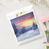 Winterlandschap Bedankzakje (Gezegeld)