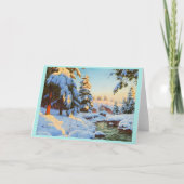 Winterlandschap, Bessonof Kaart (Voorkant)