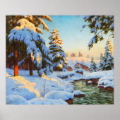 Winterlandschap, Bessonof Poster (Voorkant)