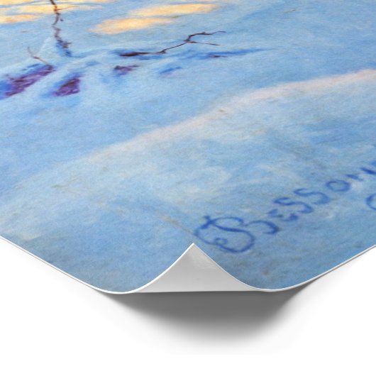 Winterlandschap, Bessonof Poster (Hoek)