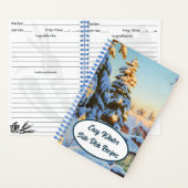 Winterlandschap, Bessonof, Recipes Notitieboek (Binnen)