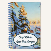 Winterlandschap, Bessonof, Recipes Notitieboek (Voorkant)