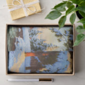 Winterlandschap, Bessonof Tissuepapier (Geschenk)