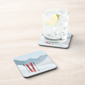 Winterlandschap Bier Onderzetter (Rechterzijde)