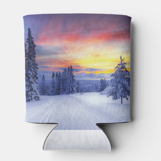 Winterlandschap Blikjeskoeler (Achterkant)