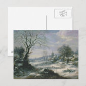 Winterlandschap Briefkaart (Voorkant / Achterkant)