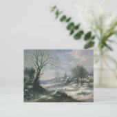 Winterlandschap Briefkaart (Staand voorkant)