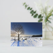 Winterlandschap Briefkaart (Staand voorkant)