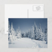 Winterlandschap Briefkaart (Voorkant / Achterkant)