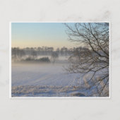 winterlandschap briefkaart (Voorkant)