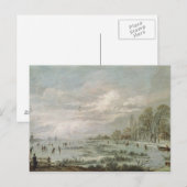 Winterlandschap Briefkaart (Voorkant / Achterkant)
