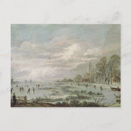 Winterlandschap Briefkaart (Voorkant)