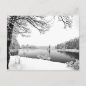 winterlandschap briefkaart (Voorkant)