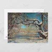 Winterlandschap Briefkaart (Voorkant / Achterkant)