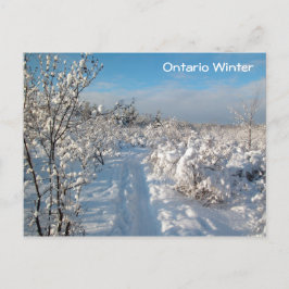 Winterlandschap - Briefkaart
