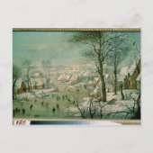 Winterlandschap Briefkaart (Voorkant)