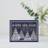 Winterlandschap! Briefkaart (Staand voorkant)