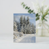Winterlandschap Briefkaart (Staand voorkant)