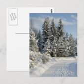 Winterlandschap Briefkaart (Voorkant / Achterkant)