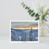 Winterlandschap Briefkaart (Staand voorkant)