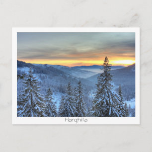 Winterlandschap Briefkaart
