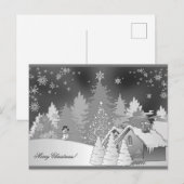 Winterlandschap Briefkaart (Voorkant / Achterkant)