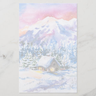 Winterlandschap Briefpapier