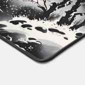 Winterlandschap Bureaumat (Hoek)