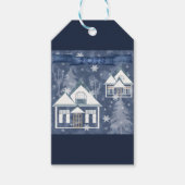 Winterlandschap Cadeaulabel (Voorkant)
