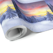 Winterlandschap Cadeaupapier (Rol Hoek)