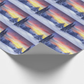 Winterlandschap Cadeaupapier (Hoek)