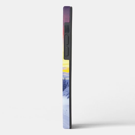 Winterlandschap Case-Mate iPhone Case (Achterkant / Links)