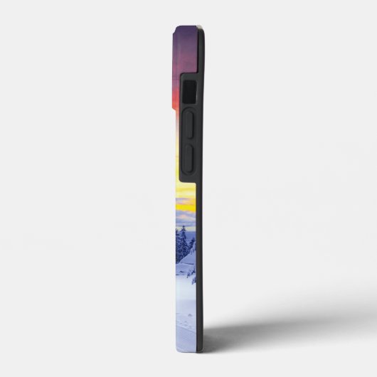 Winterlandschap Case-Mate iPhone Case (Achterkant / Links)