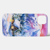 Winterlandschap Case-Mate iPhone Case (Achterkant (horizontaal))