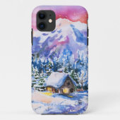 Winterlandschap Case-Mate iPhone Case (Achterkant)
