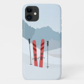 Winterlandschap Case-Mate iPhone Case (Achterkant)