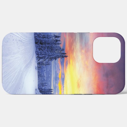 Winterlandschap Case-Mate iPhone Case (Achterkant (horizontaal))