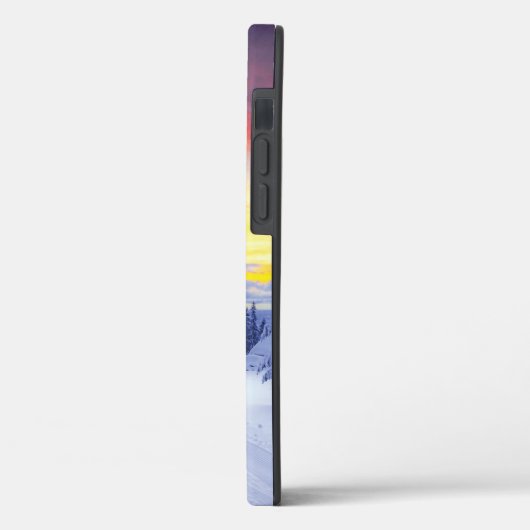 Winterlandschap Case-Mate iPhone Case (Achterkant / Links)
