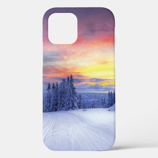 Winterlandschap Case-Mate iPhone Case (Achterkant)