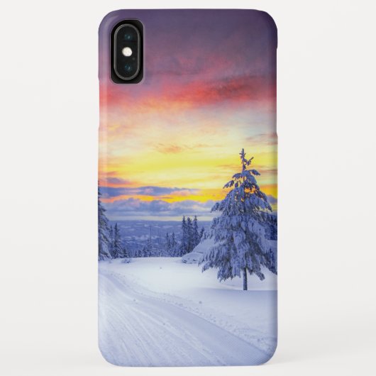 Winterlandschap Case-Mate iPhone Case (Achterkant)