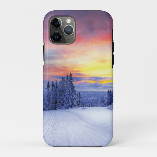 Winterlandschap Case-Mate iPhone Case (Achterkant)